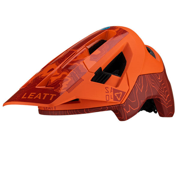 Detailed product image of Leatt, V23 AllMtn 4.0 Helmet, Colors: Flame, Pine, Stealth, Titanium, Sizes: LG, MD, SM