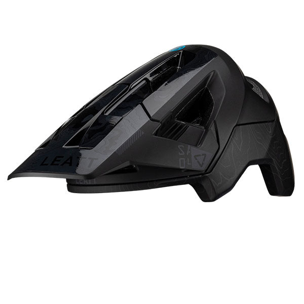 Product photo showing Leatt, V23 AllMtn 4.0 Helmet in Titanium, Colors: Flame, Pine, Stealth, Titanium, Sizes: LG, MD, SM