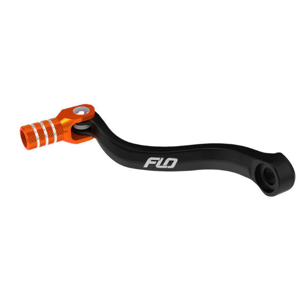 Studio photo on a white background of Flo Motorsports - Aluminum Shift Levers; showing overall shape and visible design details; SKU 122-84