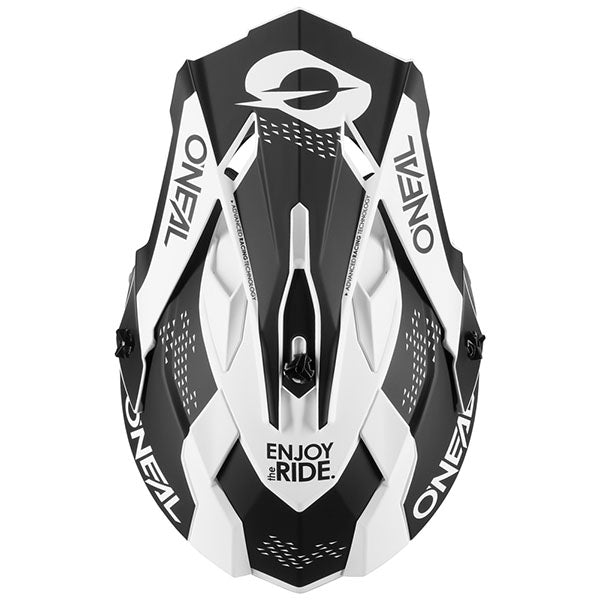 Clean studio photo on a white background of O'Neal, 2 Series Slam V.23 Helmet, SKU 0200-514, color options Black/White, sizes XS–2X