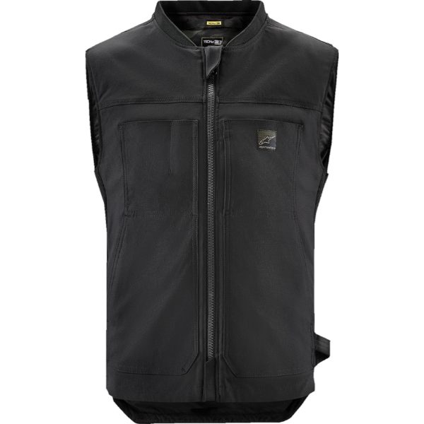 Studio photo on a white background of Alpinestars - Tech-Air 3 v2 Canvas Vest; showing overall shape and visible design details; SKU 270114; Sizes: XS-4XL