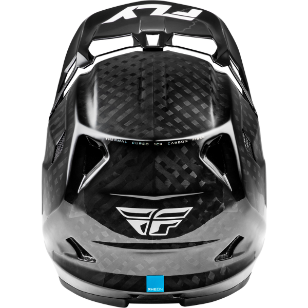 Product image of Fly Racing - WERX-R Carbon Helmet (MTB) SKU:73-9234S | Colors: Black Carbon | Sizes: SM–XL | Designed for Mountain Bike, BMX and E-Bike riders | Available at BTO Sports