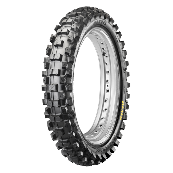 Clean studio shot of Maxxis - Maxxcross MX-IH Tires; showing overall shape and visible design details; SKU 870-81; Colors: Front, Rear