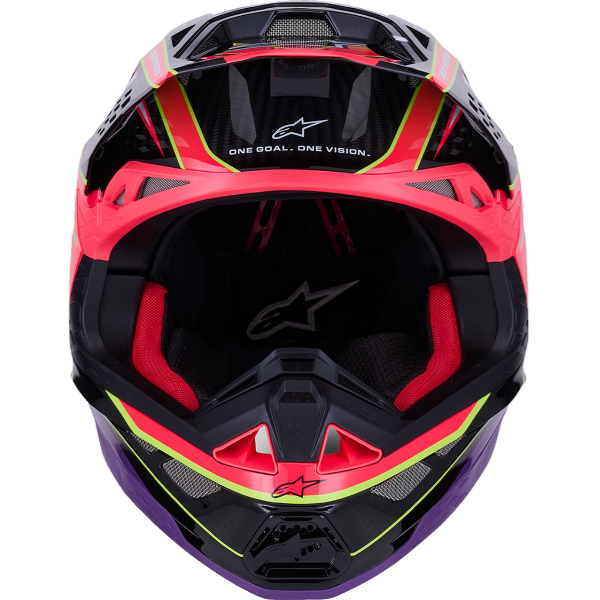 482-00185L, Alpinestars, Supertech M10 Era Helmet, Gold/Yellow/Rio Red Glossy, Pink/violet/Yellow Fluo Glossy, Blue/Red/Yellow Fluo Glossy, Sizes product photo
