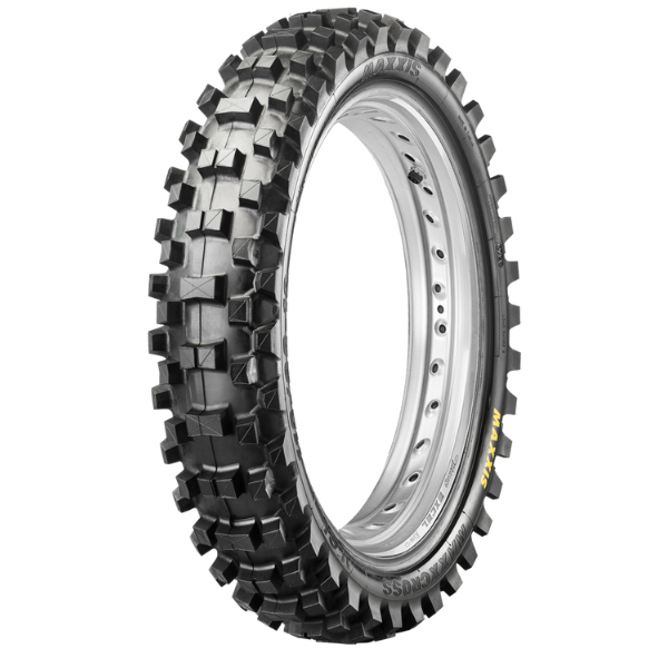 Professional studio photo of Maxxis - Maxxcross MX-SI Tires; showing overall shape and visible design details; SKU 870-80; Colors: Front, Rear