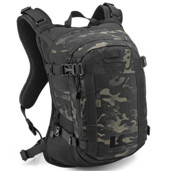 High-resolution studio image of Kriega - R-15 Backpack; showing overall shape and visible design details; SKU 7020640515; Colors: Black, Multicam