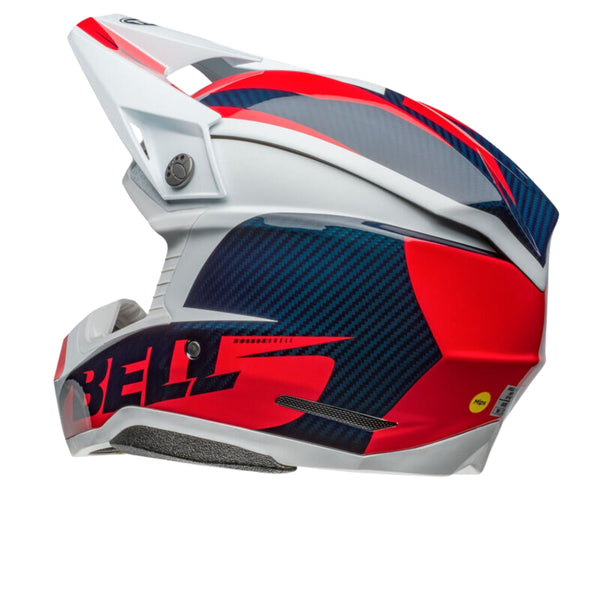 motorcycle helmet, showing aerodynamic shell design, ventilation ports, and secure retention system built for rider comfort and protection