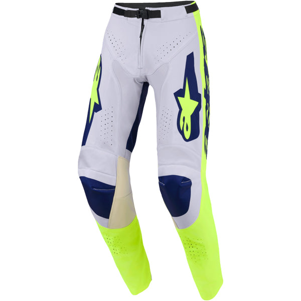 3720226-12-32, Alpinestars, Racer Air Riway Pants, Black/White, Light Gray/Yellow Fluo/Blue, Sizes 28-40 product photo