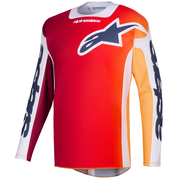 3760426-3175-L, Alpinestars, Racer Portl Jersey, Purple/Yellow Fluo, Red/Light Gray/Dark Gray, Green/White/Black, Sizes SM, MD, LG, XL product photo