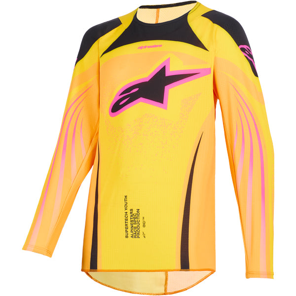 3770826-7268-L, Alpinestars, Supertech Nomur Jersey (Youth), Dark Navy/Yellow Fluo/UCLA Blue, Orange/Yellow/Pink, Sizes Y-SM, Y-MD, Y-LG, Y-XL product photo