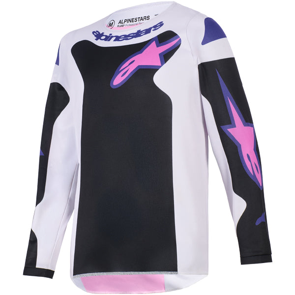 3770926-1568-S, Alpinestars, Fluid Grid Jersey (Youth), Black/Light Gray/Purple, Orange/UCLA Blue, Sizes Y-SM, Y-MD, Y-LG, Y-XL product photo