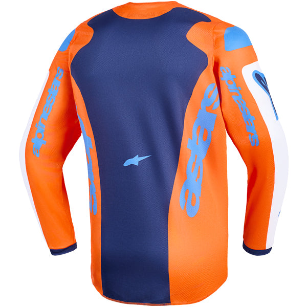 3770926-1568-XL, Alpinestars, Fluid Grid Jersey (Youth), Black/Light Gray/Purple, Orange/UCLA Blue, Sizes Y-SM, Y-MD, Y-LG, Y-XL product photo