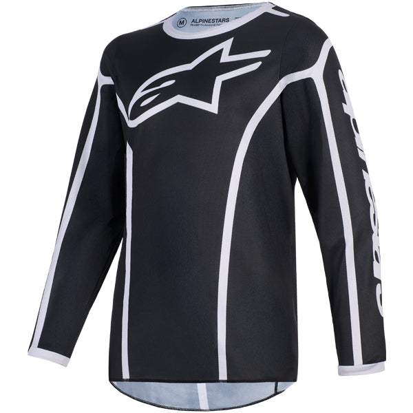 3771026-32-L, Alpinestars, Fluid Apex Jersey (Youth), Red/White, Black/Gray, Sizes Y-SM, Y-MD, Y-LG, Y-XL product photo