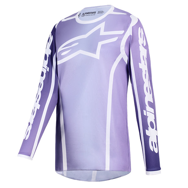 3781126-6102-M, Alpinestars, Stella Fluid Apex Jersey (Womens), Tropical/Black, Violet/White, Sizes XS, SM, MD, LG, XL product photo