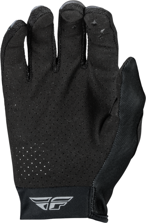 Fly Racing Lite Gloves (Girls) front angle view Colors: Aqua/Nvy/Wht Sizes: Y-LG SKU:379-611 | Available at BTO Sports.