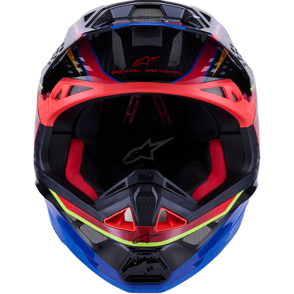 01109260, Alpinestars, Supertech M10 Era Helmet, Gold/Yellow/Rio Red Glossy, Pink/violet/Yellow Fluo Glossy, Blue/Red/Yellow Fluo Glossy, Sizes product photo