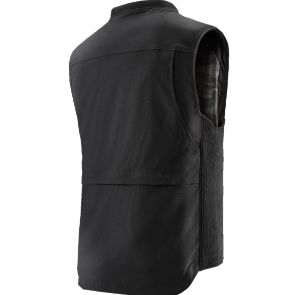 Clean studio shot of Alpinestars - Tech-Air 3 v2 Canvas Vest; showing overall shape and visible design details; SKU 270114; Colors: Tan, Black