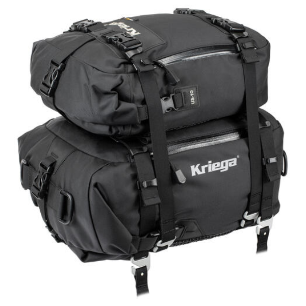 Clean studio shot of Kriega - US 10 Drypack; showing overall shape and visible design details; SKU 7020800510; Colors: Default Title