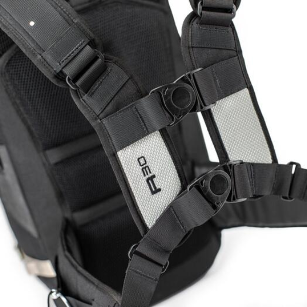 Studio photo on a white background of Kriega - R-30 Backpack; showing overall shape and visible design details; SKU 7020660530; Colors: Black