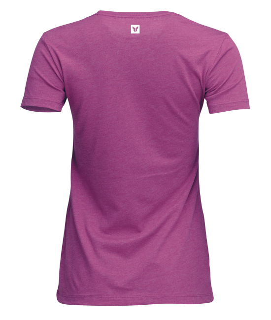 Clean studio shot of Thor Trax T-Shirt (Women's); showing tee fit, printed graphics, and crew neckline; SKU 303143; Colors: Fuschia, Navy; Sizes: S-XL