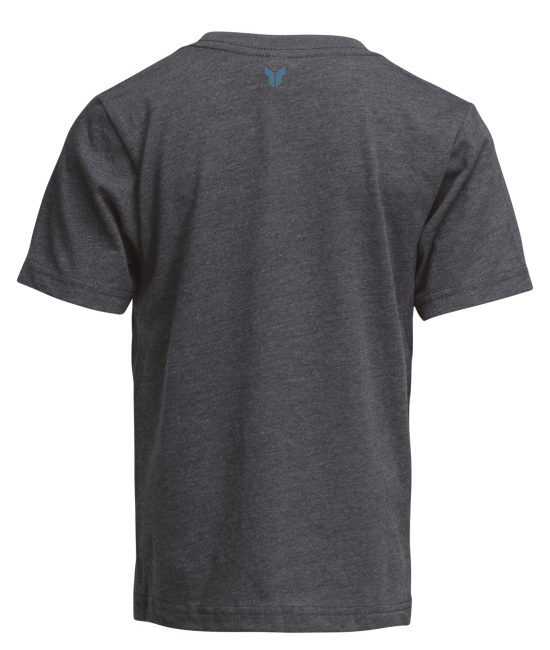Crisp studio image on a white background of Thor Boys Brave T-shirt (Youth); showing tee fit, printed graphics, and crew neckline; SKU 303238