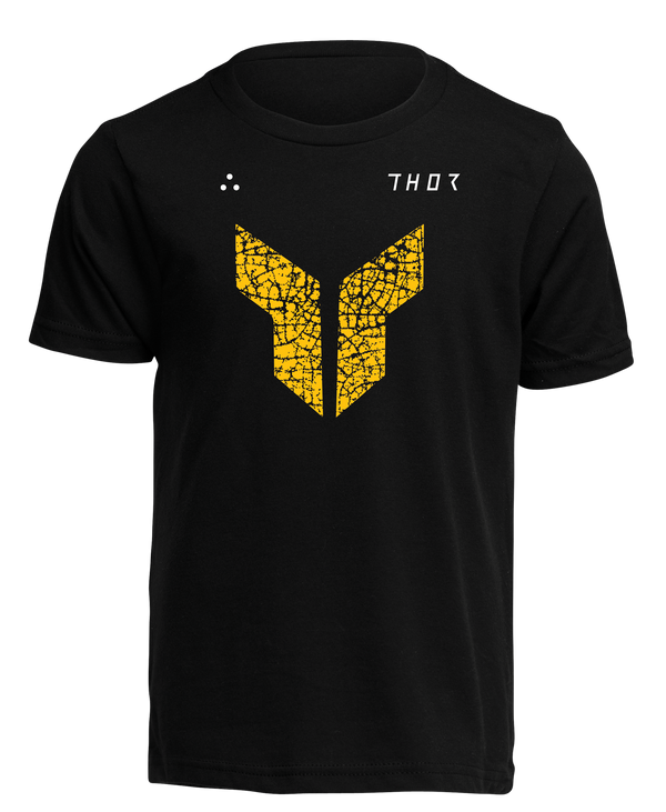 Professional studio photo of Thor Boys Iconic T-Shirt (Youth); showing tee fit, printed graphics, and crew neckline; SKU 303238