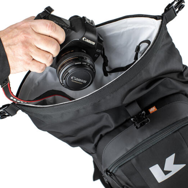 Studio photo on a white background of Kriega - R-22 Backpack; showing overall shape and visible design details; SKU 7020650522; Colors: Default Title