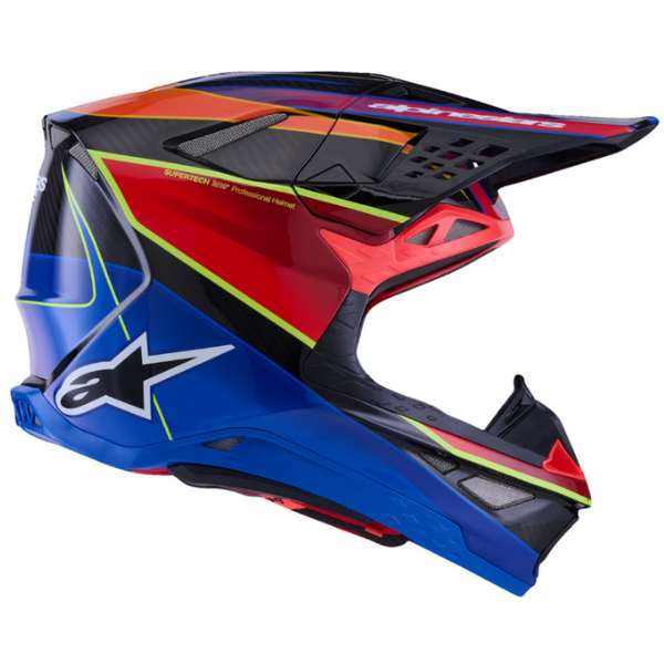 01108601, Alpinestars, Supertech M10 Era Helmet, Gold/Yellow/Rio Red Glossy, Pink/violet/Yellow Fluo Glossy, Blue/Red/Yellow Fluo Glossy, Sizes product photo