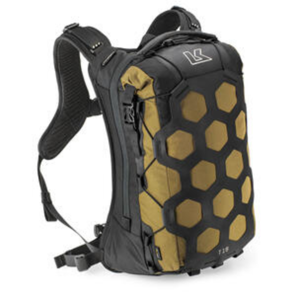 Studio photo on a white background of Kriega - Trail 18 Adventure Backpack; showing overall shape and visible design details; SKU 7020670518