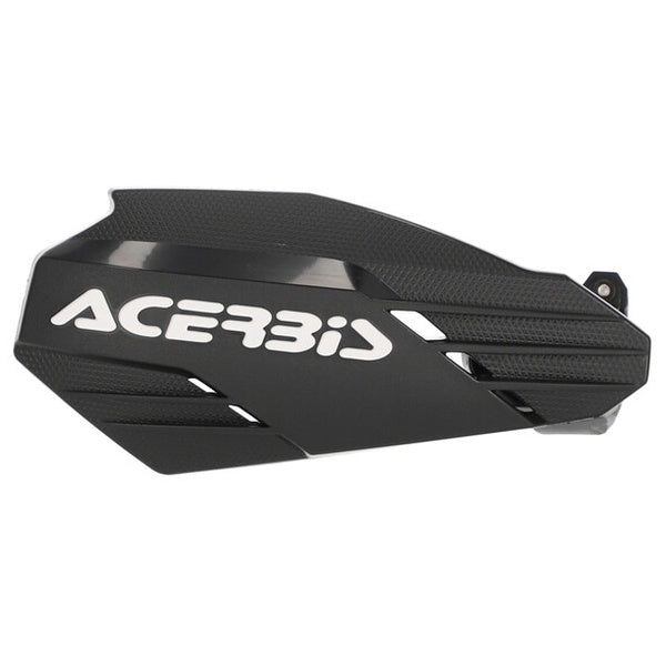 Acerbis K-Linear Handguards in black and white for Kawasaki, Suzuki and Yamaha
