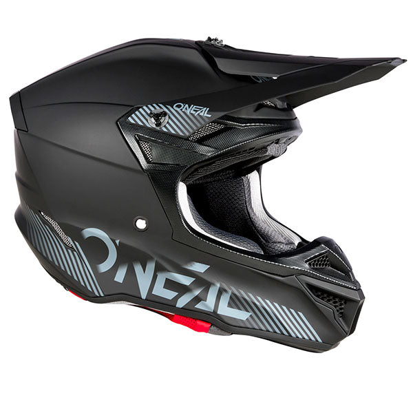 Clean studio photo on a white background of O'Neal, 5 Series Solid V.23 Helmet (Youth), SKU 0628-096, color options Black, sizes Y-XS, Y-SM, Y-MD, Y-LG, Y-XL, Y-2X