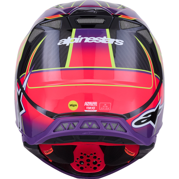 01109255, Alpinestars, Supertech M10 Era Helmet, Gold/Yellow/Rio Red Glossy, Pink/violet/Yellow Fluo Glossy, Blue/Red/Yellow Fluo Glossy, Sizes product photo
