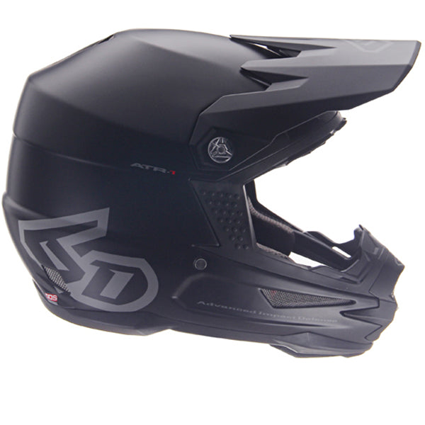 6D helmet matte product view — with ODS impact management for angular and linear energy, ventilated and lightweight, SKU 10-3707.