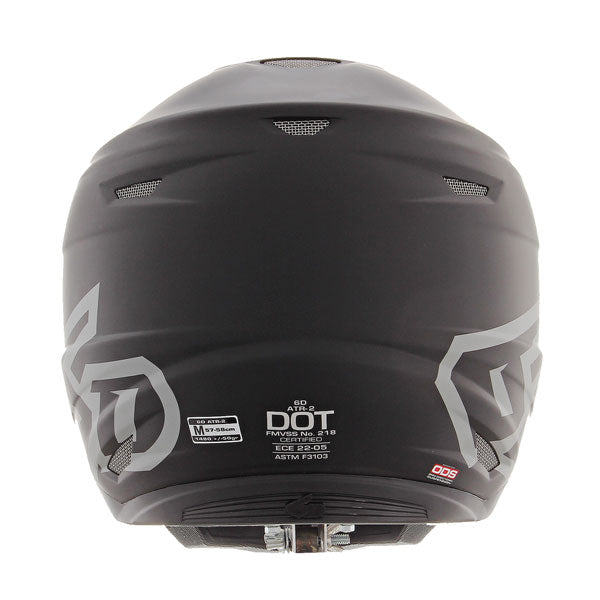 6D helmet product view — with ODS impact management for angular and linear energy, ventilated and lightweight, SKU 12-0507.