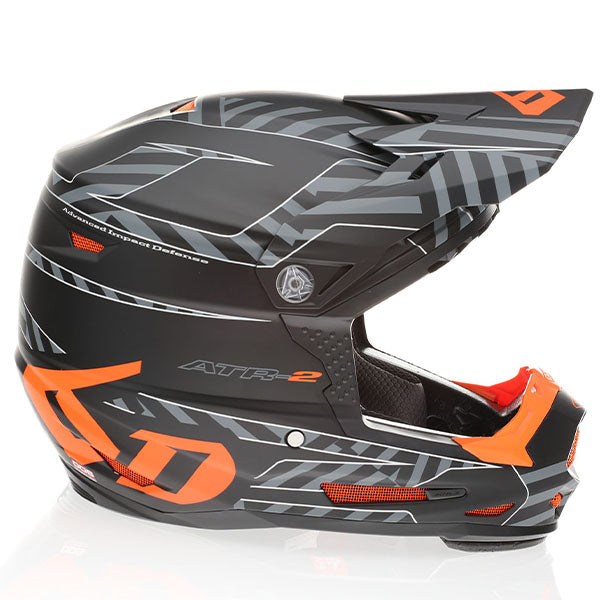 6D helmet neon product view — with ODS impact management for angular and linear energy, ventilated and lightweight, SKU 11-5871.