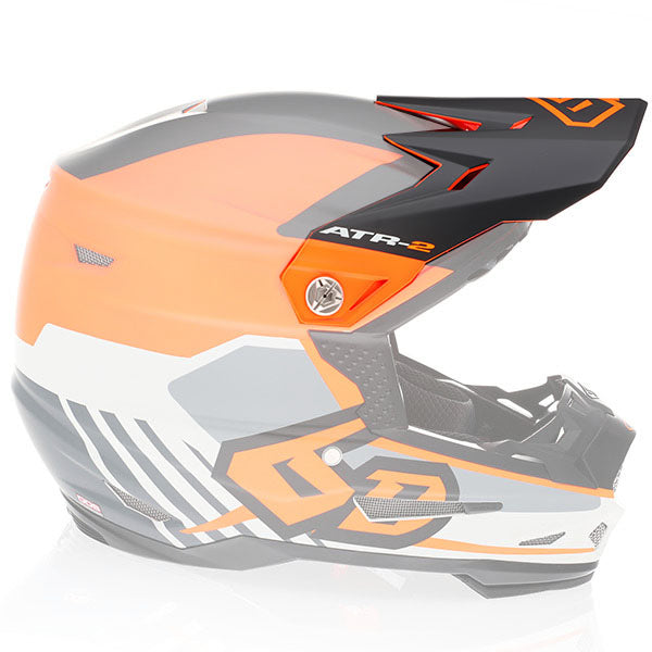 6D helmet orange product view — with ODS impact management for angular and linear energy, ventilated and lightweight, SKU 72-6089.