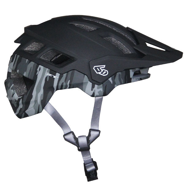 Side view of 6D - ATB-2T Ascent Helmet (MTB) SKU:23-0088 | Sizes: XS/S, M/L | Designed for Mountain Bike, BMX and E-Bike riders | Available at BTO Sports
