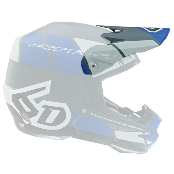 6D helmet blue product view — with ODS impact management for angular and linear energy, ventilated and lightweight, SKU 72-3724.