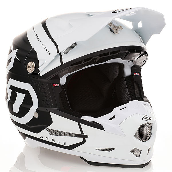 6D helmet product view — with ODS impact management for angular and linear energy, ventilated and lightweight, SKU 12-3215.