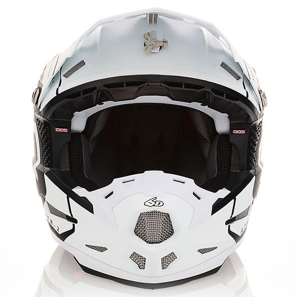 6D helmet product view — with ODS impact management for angular and linear energy, ventilated and lightweight, SKU 12-3218.