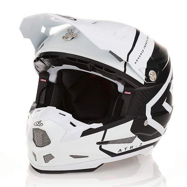 6D helmet angled view — with ODS impact management for angular and linear energy, ventilated and lightweight, SKU 12-3219.