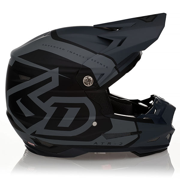 6D helmet black product view — with ODS impact management for angular and linear energy, ventilated and lightweight, SKU 11-6501.