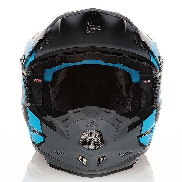 6D helmet angled view — with ODS impact management for angular and linear energy, ventilated and lightweight, SKU 12-3206.