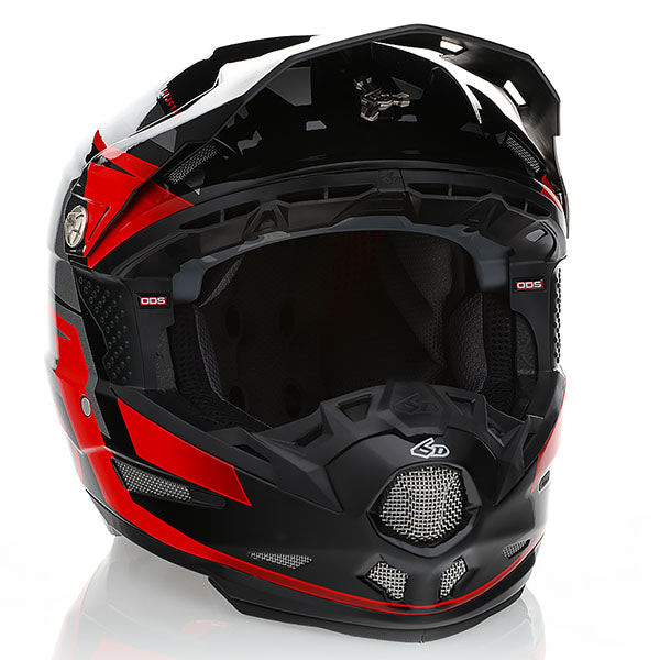 6D helmet product view — with ODS impact management for angular and linear energy, ventilated and lightweight, SKU 12-3329.