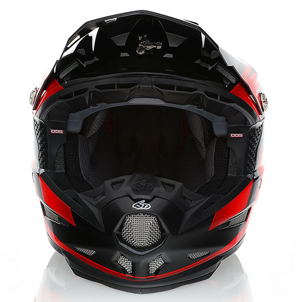 6D helmet product view — with ODS impact management for angular and linear energy, ventilated and lightweight, 6d-atr-2-mach-helmet.