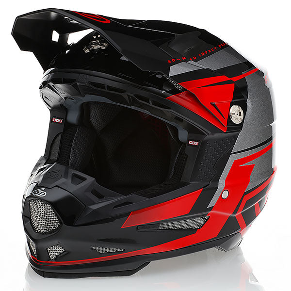 6D helmet product view — with ODS impact management for angular and linear energy, ventilated and lightweight, 6d-atr-2-mach-helmet.