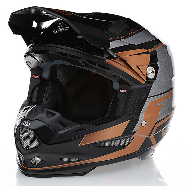 6D helmet product view — with ODS impact management for angular and linear energy, ventilated and lightweight, SKU 12-3307.