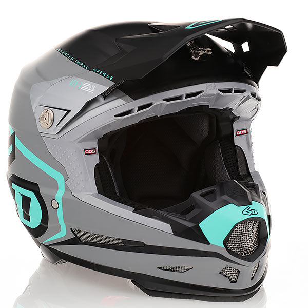 6D helmet product view — with ODS impact management for angular and linear energy, ventilated and lightweight, SKU 12-3415.