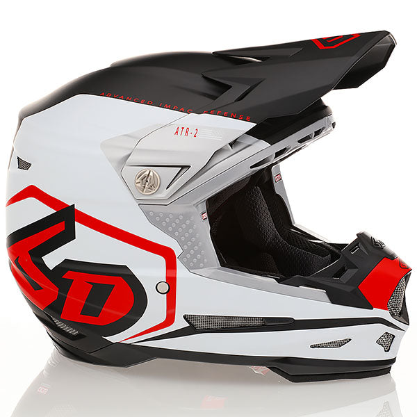 6D helmet product view — with ODS impact management for angular and linear energy, ventilated and lightweight, SKU 12-3418.