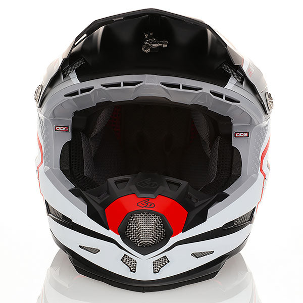 6D helmet product view — with ODS impact management for angular and linear energy, ventilated and lightweight, SKU 12-3424.